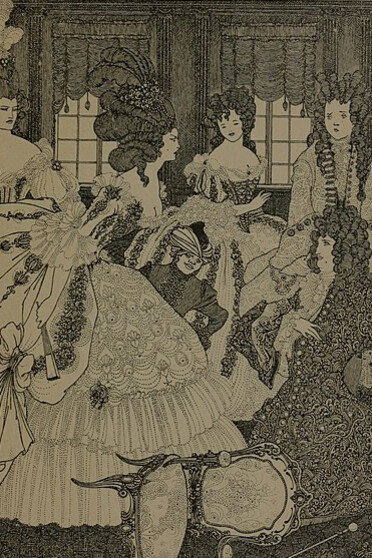 'The Rape of the Lock,' an heroi-comical poem penned by Alexander Pope, featuring illustrations by Aubrey Beardsley