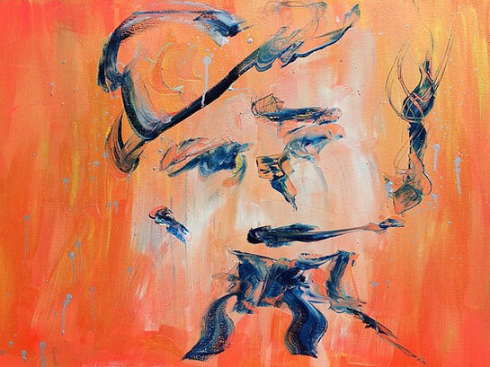 Edward Akrout, Blue Man