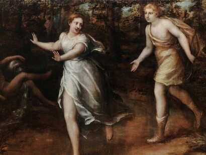 Scuola Veneta del XVII secolo, Apollo e Dafne