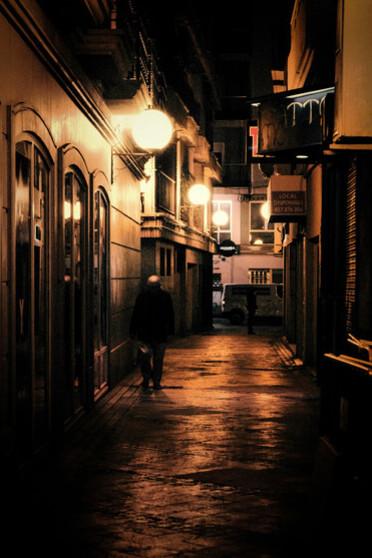 A nostalgic view of Cairo’s old streets at sunset, where fading light meets timeless memories, Egypt