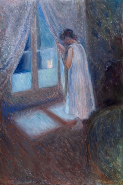 Edvard Munch, The Girl at the Window (1822)