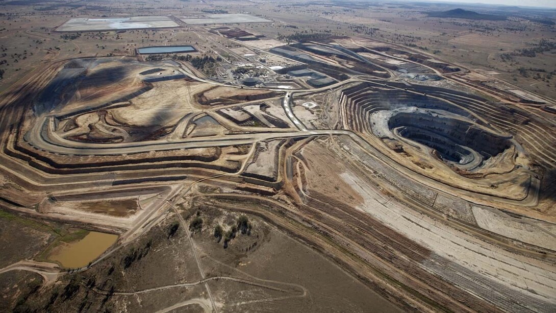 Mina Veladero, en los Andes argentinos, propiedad de la multinacional canadiense Barrick Gold