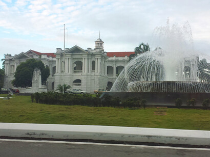 Out-of-use colonial government building, Negeri Sembilan, Malasia