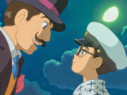 Immagine tratta dal lungometraggio "Si alza il vento", candidato nel 2013 come miglio film alla Mostra internazionale del cinema di Venezia