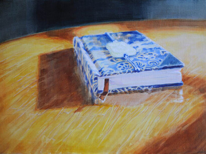 Asta Caplan, Correspondence of Time IV, Oil on Canvas, 17" x 22"