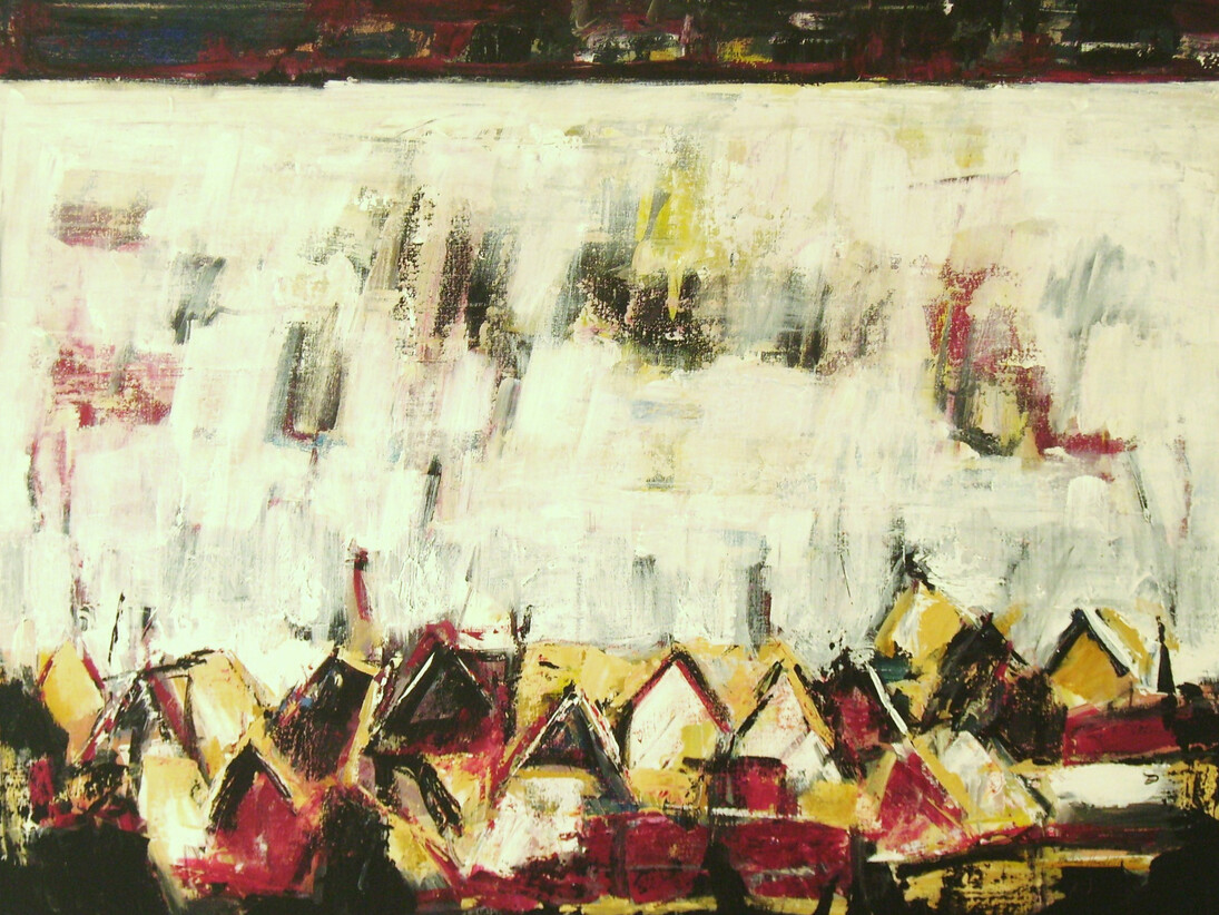 Hallveig Hansdottir, Love Tonight, Acrylic, 31.5" x 39.5"