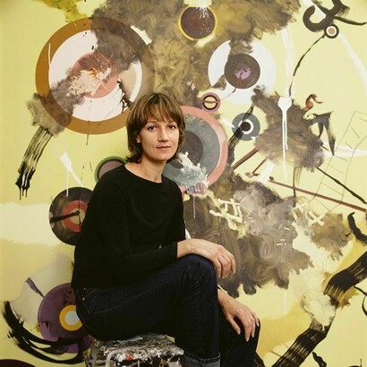 Nicholas Sinclair, Fiona Rae, 1999, photographic print on paper, Photograph © Nicholas Sinclair