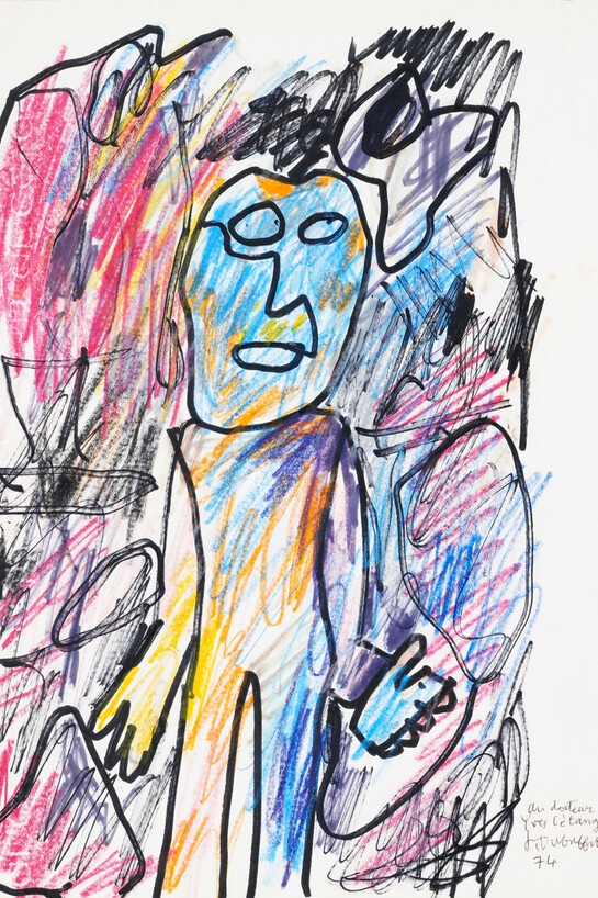 Jean Dubuffet, Personnage au teint bleu