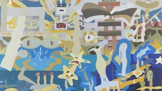 Keegan McHargue, Rift, 2013, Oil on canvas, 48 x 60 inches