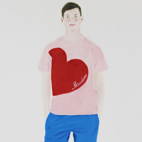 Alessandro Raho, Ben (detail), 2013, Oil on canvas, 141 x 139 cm, 55 1/2 x 54 3/4 ins © Alessandro Raho; Courtesy Alison Jacques Gallery, London; Photography Michael Brzezinski
