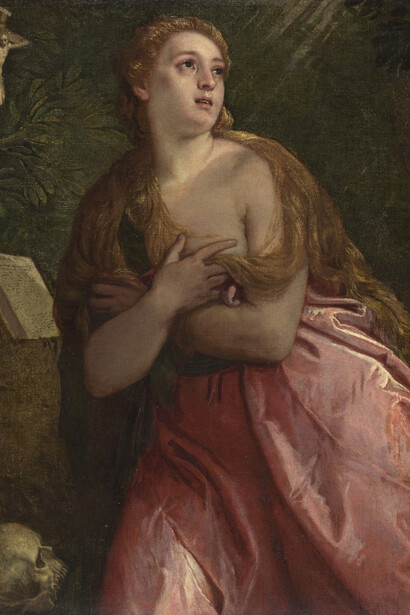 Paolo Veronese, Magdalena penitente, 1583. Cortesía del Museo Nacional del Prado