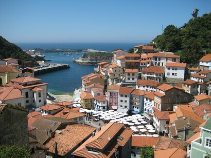 Cudillero, picturesque coastal town, Asturias, Spain