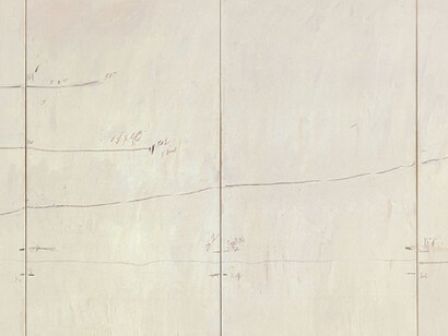 Cy Twombly, Exhibition view. Courtesy of Gagosian