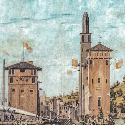 Vittore Carpaccio, Ritorno degli ambasciatori alla corte inglese, particolare