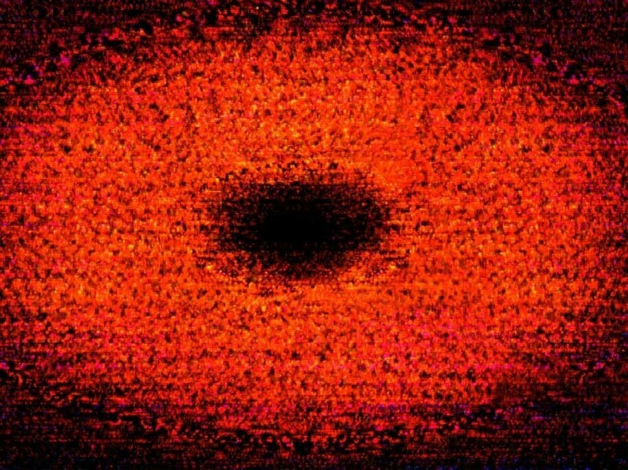 Sung Yong Hong, Heuristic 7, 2013, 3D Lenticular Print, 300 x 150 cm
