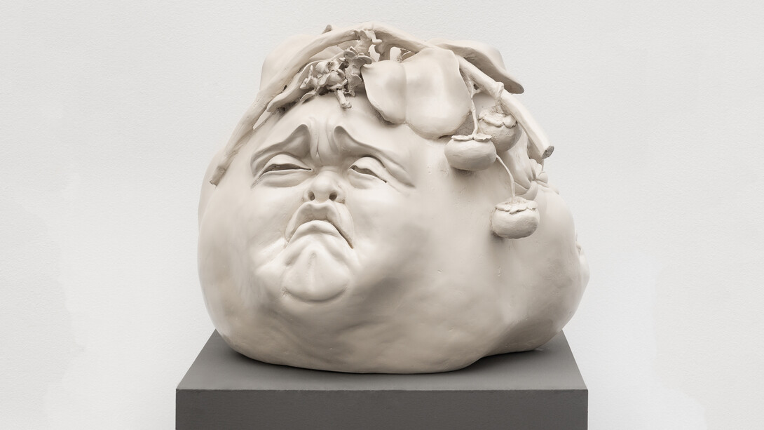 Lorena Guzmán, Honne-Tatemae o la excéntrica mutación del kaki, 2021. Cortesía de Galería Vasari