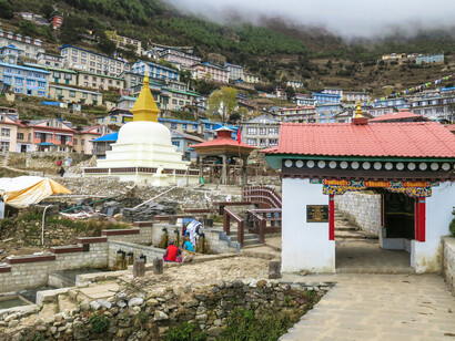 Namche Bazaar, Nepal: a scenic hub in the Himalayas