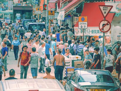 Movimento na avenida