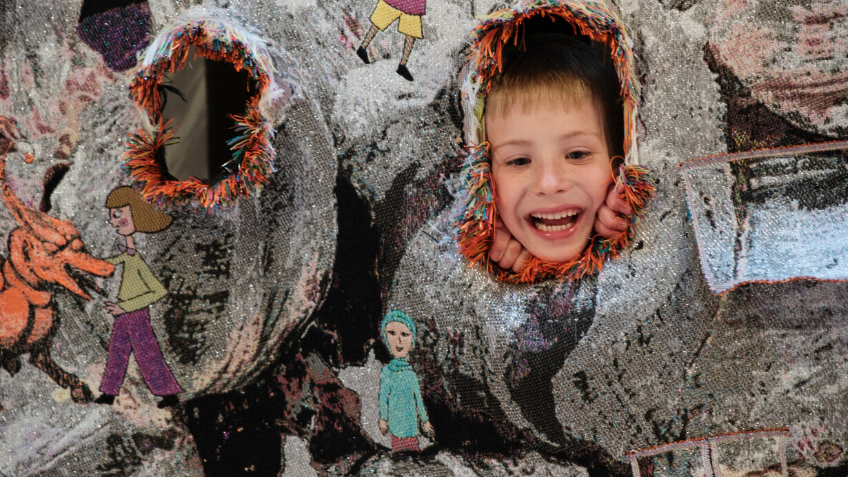 Mercedes Azpilicueta, CaccHho cucchhA, De Appel Amsterdam (detail), 2025. Courtesy of Groninger Museum
