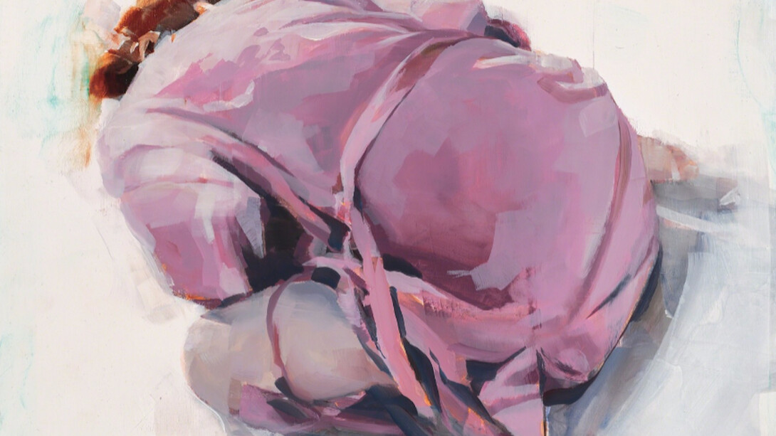 Alex Kanevsky, L.D.V. with Her Pink Robe, 2016. Courtesy of Hollis Taggart Galleries