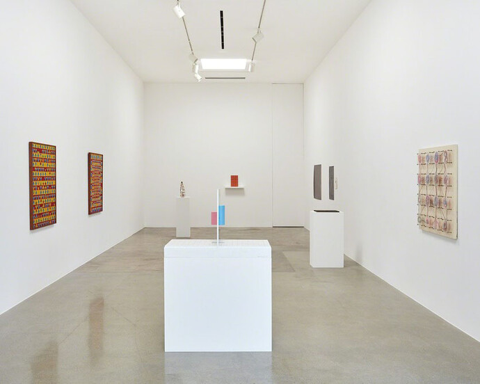 Early Work 1964-1975, Exhibition view. Courtesy of Kayne Griffin Corcoran