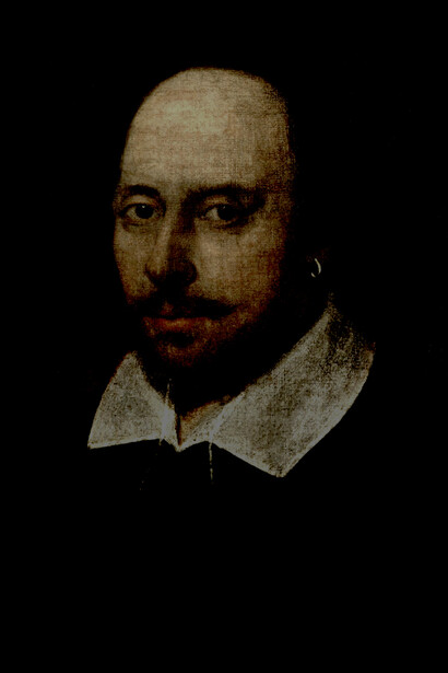 Shakespeare (dudoso: al igual que en el caso cervantino, tampoco sabemos a ciencia cierta cómo era el rostro del gran inglés)