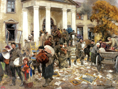 Ivan Alekseevich Vladimirov, Saqueo de una casa solariega, 1919