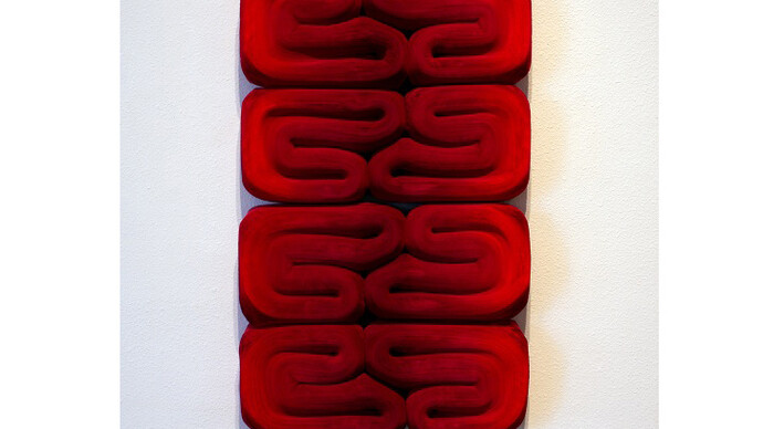 Jae Ko, JK 446, Rolled paper, and ink, Courtesy of Robischon Gallery