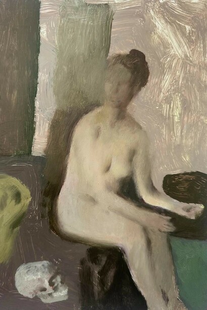 Dana Guzu, Landscape 13.04.26 (detail), 2026. Courtesy of Jecza Gallery