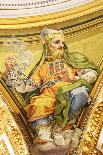 Behold Aaron's iconic mosaics from St. Peter's Basilica, Vatican City, Rome, Italy photo: Brenda Lee Bohen