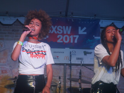 Farrow from Somalia at the Contrabanned: Music Unites concert, SXSW 2017. Photo: Catalina Maria Johnson