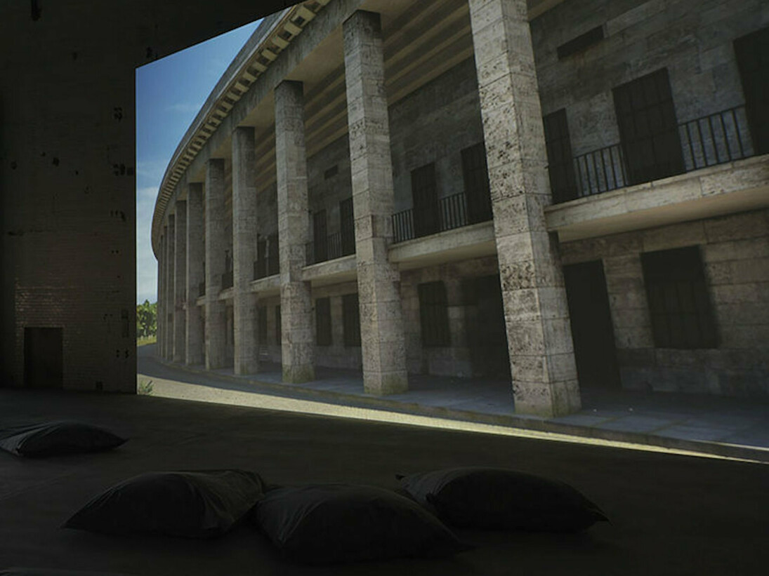 Ausstellungsansicht „Olympia“, Foto: Jens Ziehe, © David Claerbout / VG BILD-KUNST, Bonn, 2016