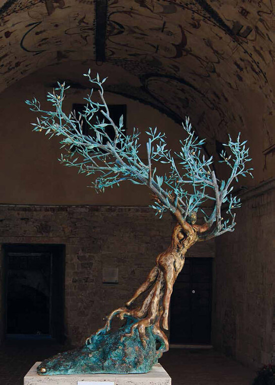 Andrea Roggi, Il ricordo di un istante, bronzo, 200 cm