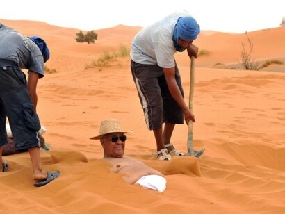 Prior to taking a sand bath as a form of treatment, it’s advisable to seek the advice of a specialized doctor