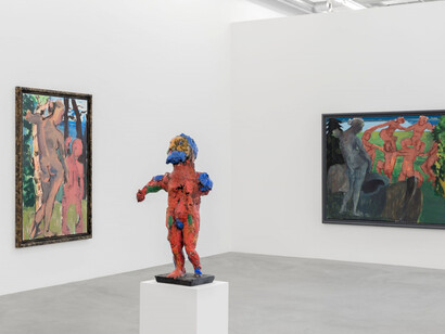 Markus Lüpertz, Exhibition view. Courtesy of Almine Rech gallery