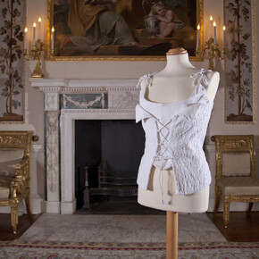 Vivienne Westwood, Wedding corset, Boned cotton pique, 1995, Private collection, Photographed at Danson House, Kent by Daniel Luke 