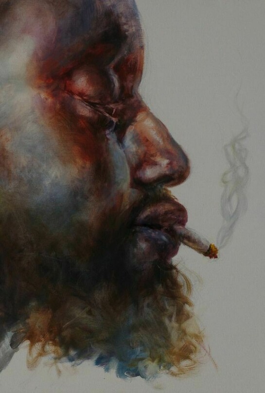 Gomesto, "Integrated", Oil on Canvas, 31.5" x 27.5  