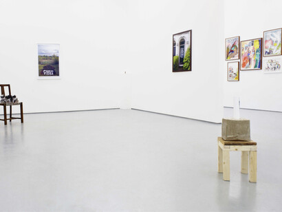 Mathew Sawyer, Please Take All Your Rubbish With You, installation view at Maria Stenfors, London. Photo: Lee James Thompson