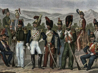 Truppe garibaldine a Napoli nel 1860