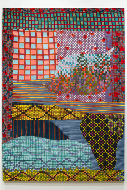 Lauren Luloff, Lubec, 2022, dyed silk © Lauren Luloff. Courtesy of the artist and Yossi Milo, New York  