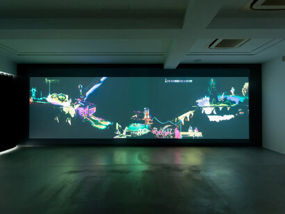 Takao Minami, Mille côtes, exhibition view. Courtesy of Ota Fine Arts