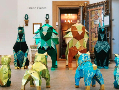 Heemin Moon, Exhibition “Green palace” in “Scrapped”. Courtesy of the artist and Kate Oh Gallery 