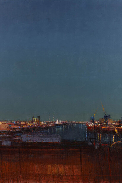 Andrew Gifford, The Tyne at Wallsend, Study 5