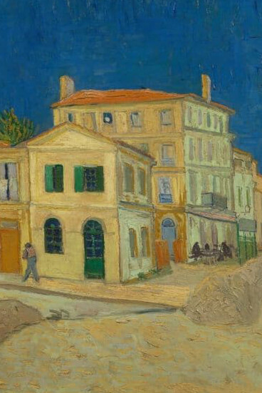 Vincent Van Gogh; La casa amarilla, 1888 (detalle)