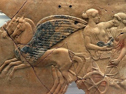 Pinax con Ade che rapisce Kore-Persefone, da Locri - MARC