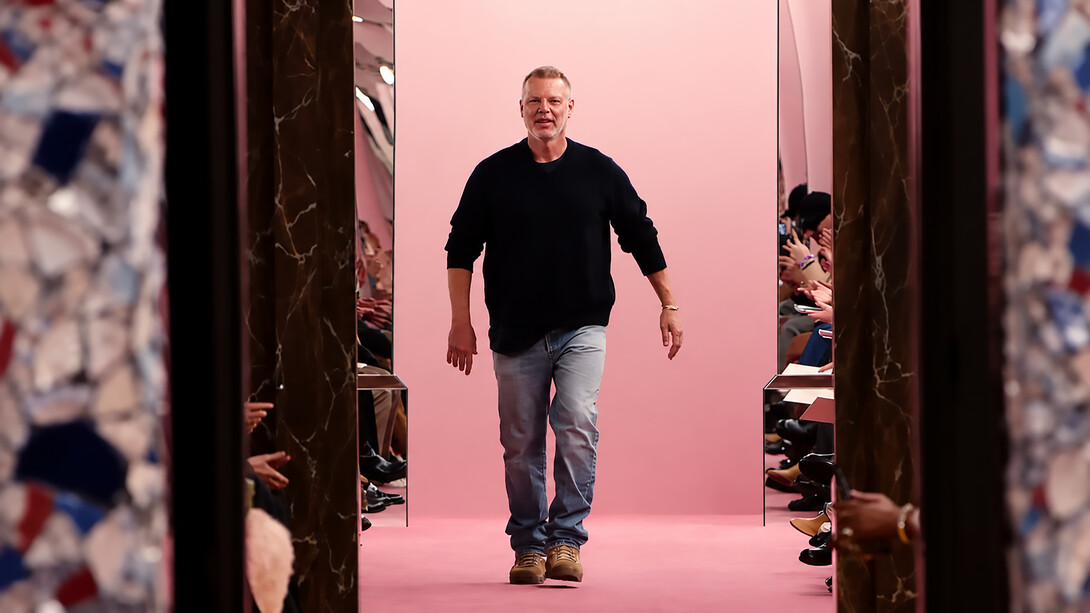 Jonny Johansson at Acne Studios Women’s Fall/Winter 2026 runway show, presented on 11 March 2026