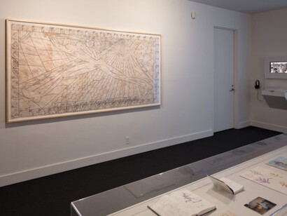 José Bedia Fieldwork, Exhibition view. Courtesy of NSU Art Museum