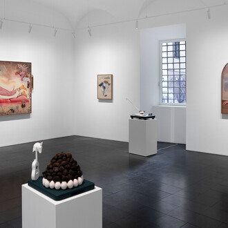 Kati Heck, The brodo, veduta della mostra. Cortesia della Tim Van Laere Gallery