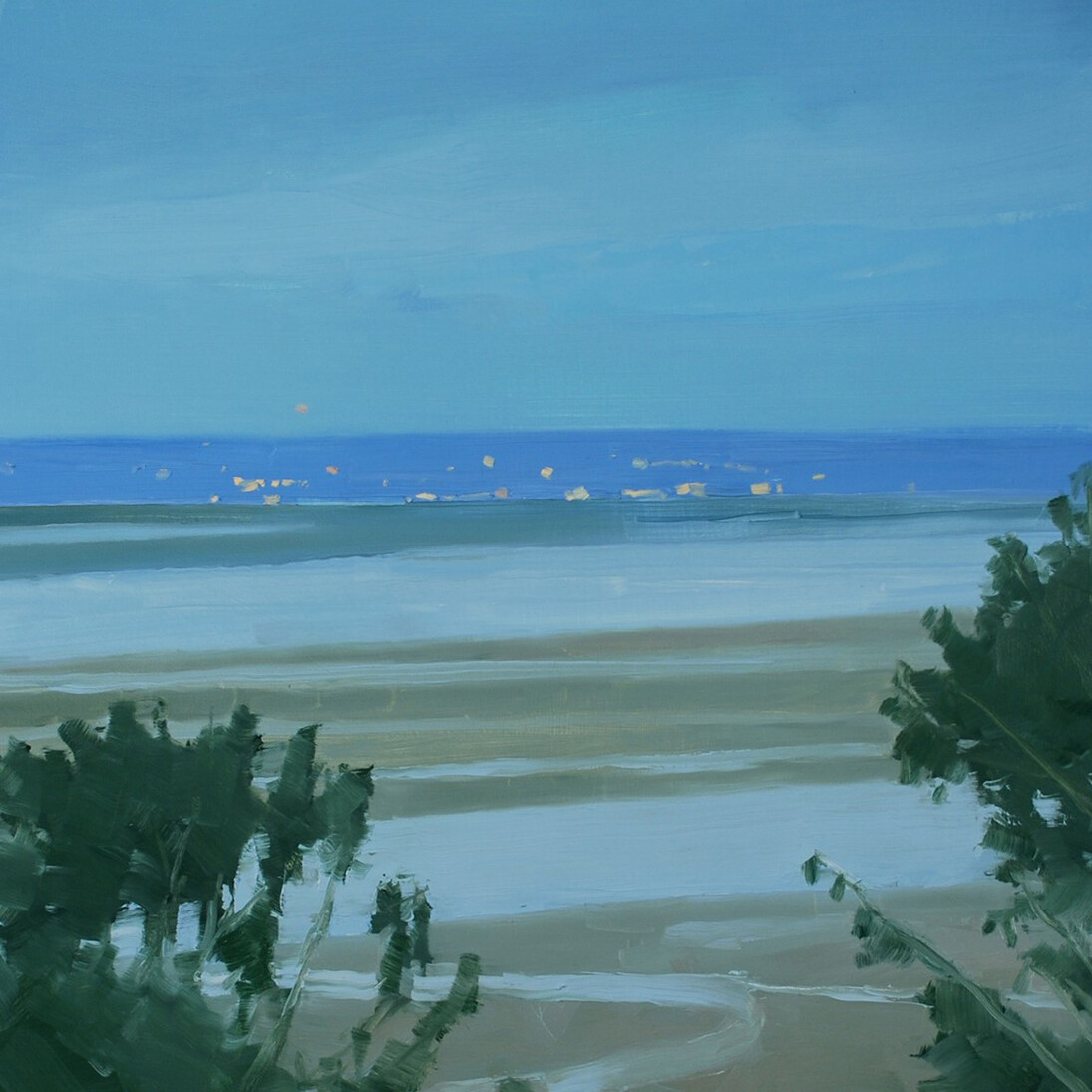 Sara MacCulloch, Towards Wolfville, 2014, Oil on canvas, 24 x 24 in.