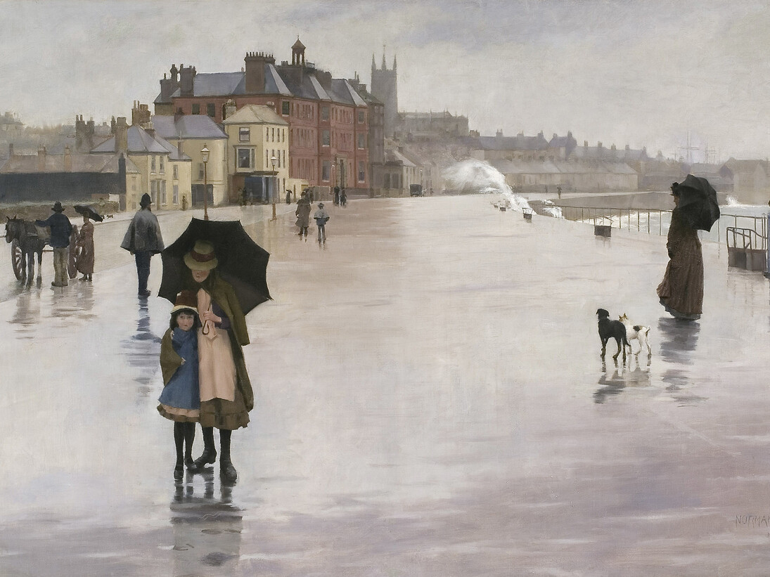 Norman Garstin 1847-1926, The Rain it Raineth Every Day, 1889, Oil on canvas, 94 x 163 cm
Penlee House Gallery & Museum, Penzance © Nottingham Castle Museum & Art Gallery | John Hartley, 2015

